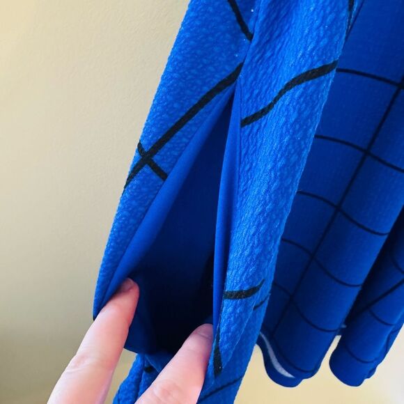 Candie's A-Line Blue Halter Dress for Work - Picture 7 of 10